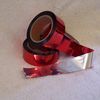 Red and Silver Reflective Plastic Tape
