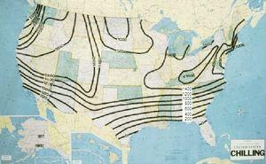 Chilling Hours Reference Map based on University of Maryland research.